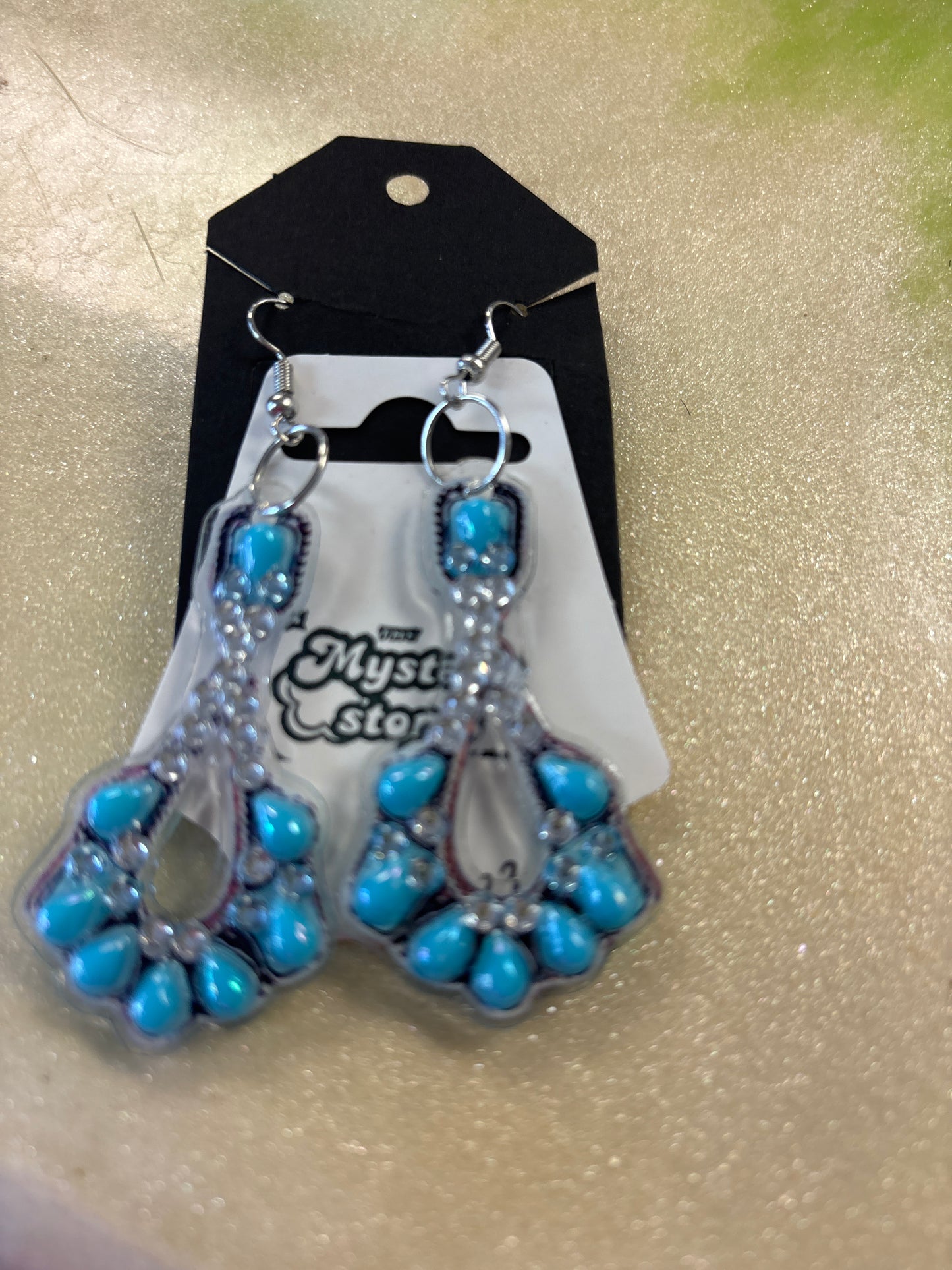 Diamond art earrings