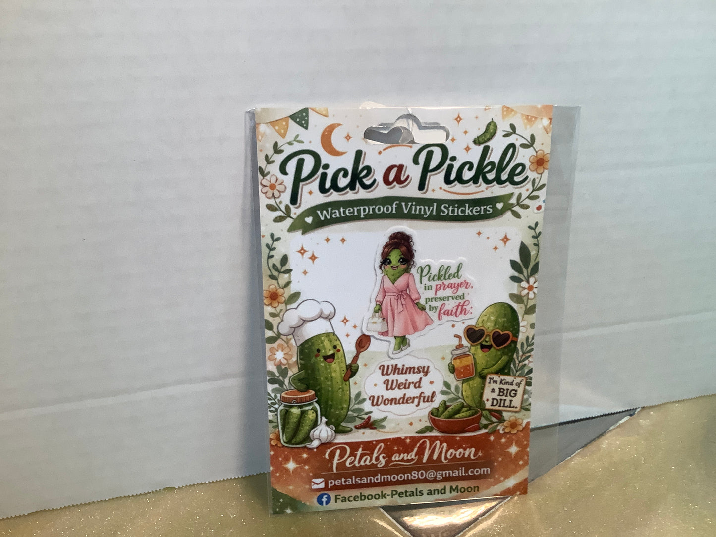 Pick a Pickle vinyl sticker