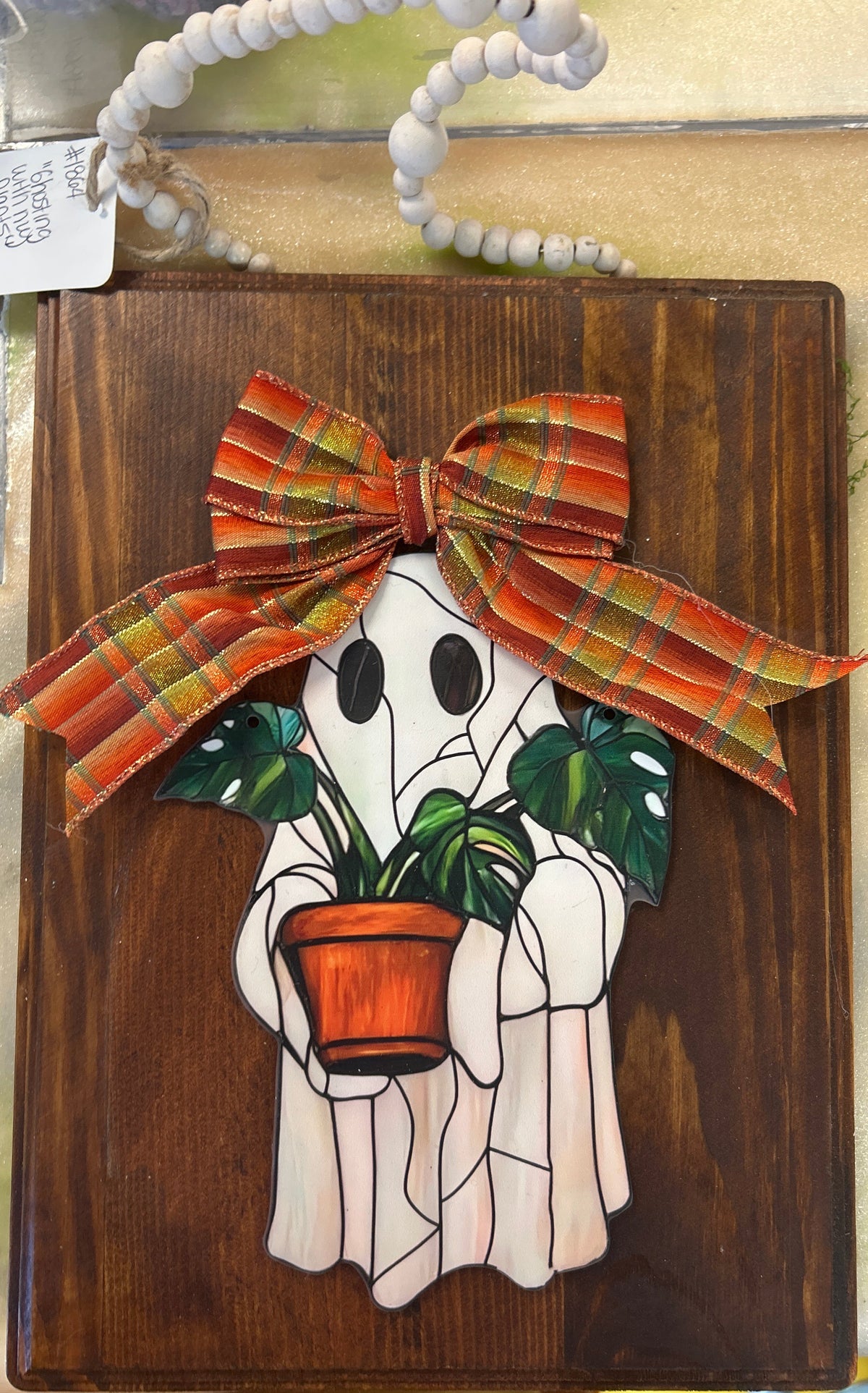 Ghosting with My Plants Halloween wall Art