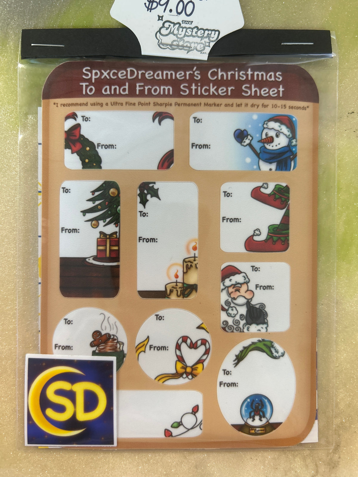 Christmas To & From Sticker Sheet by SpxceDreamer’s