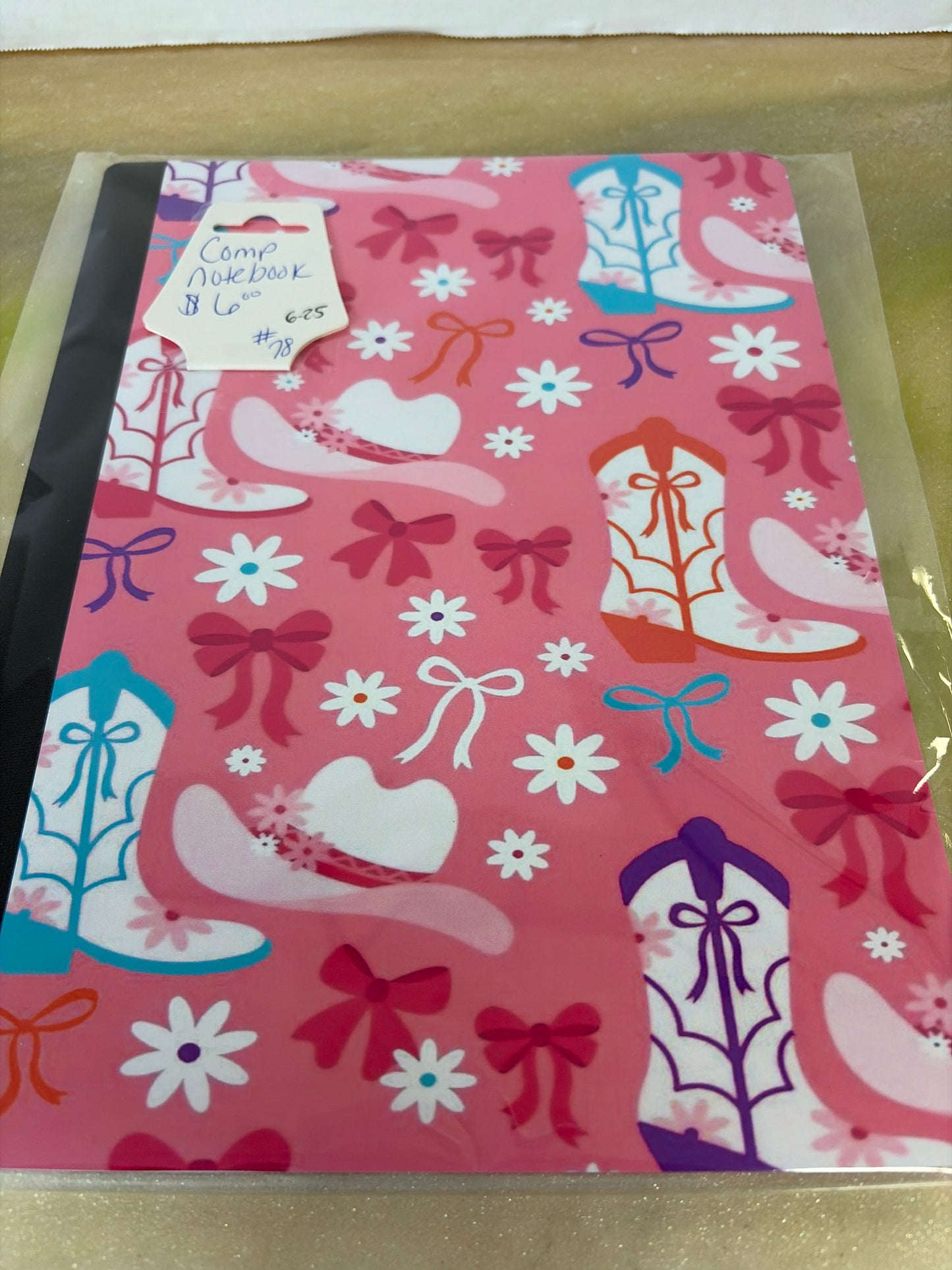 Handmade composition notebook