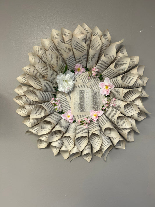 Book Wreath