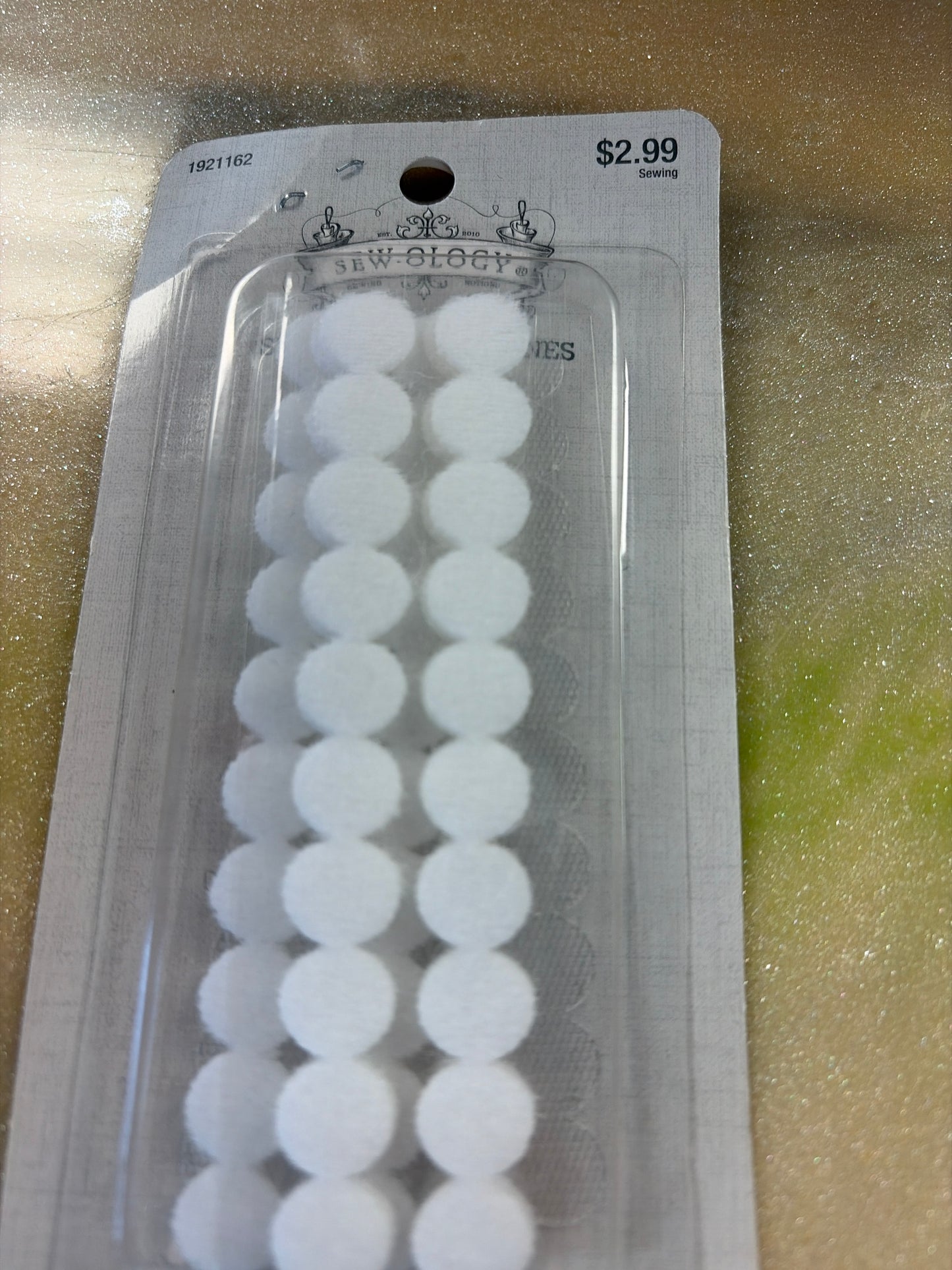 Sticky back coins