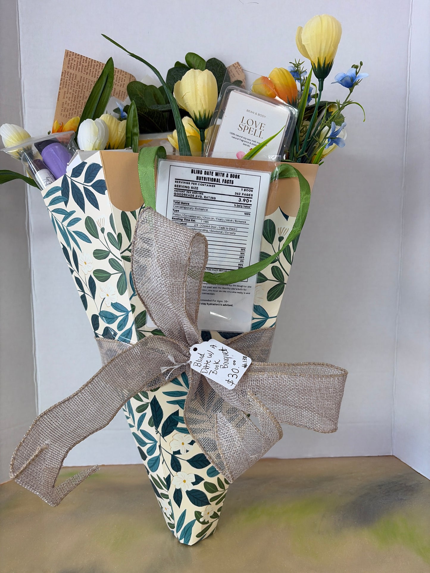 Blind date with a book bouquet