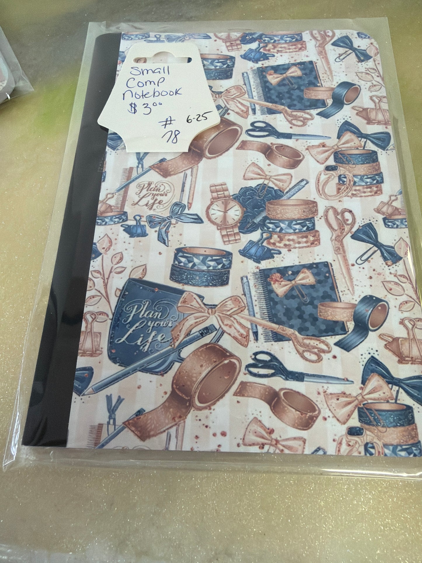 Handmade composition notebook