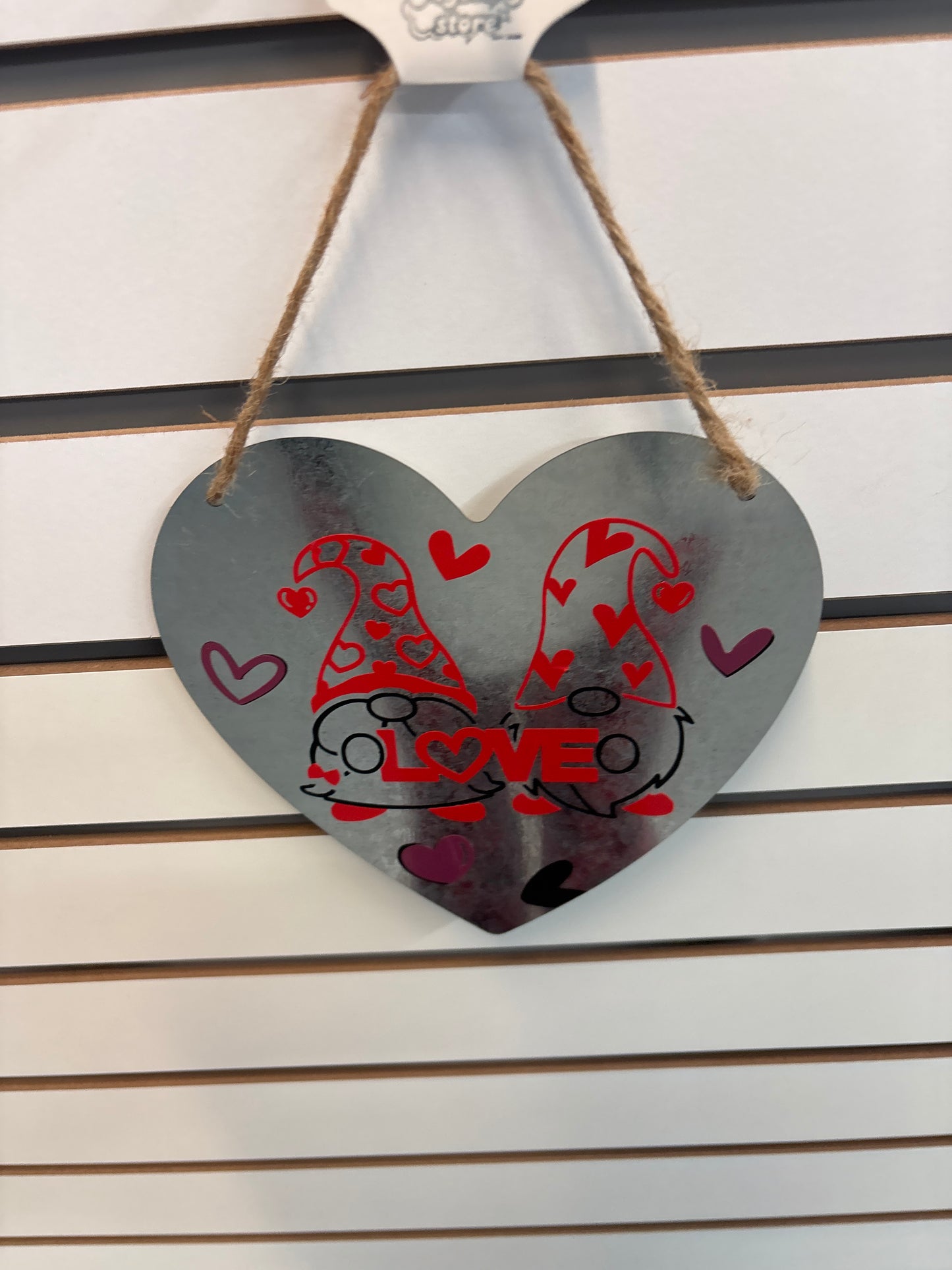 BQC Metal Valentines Sign