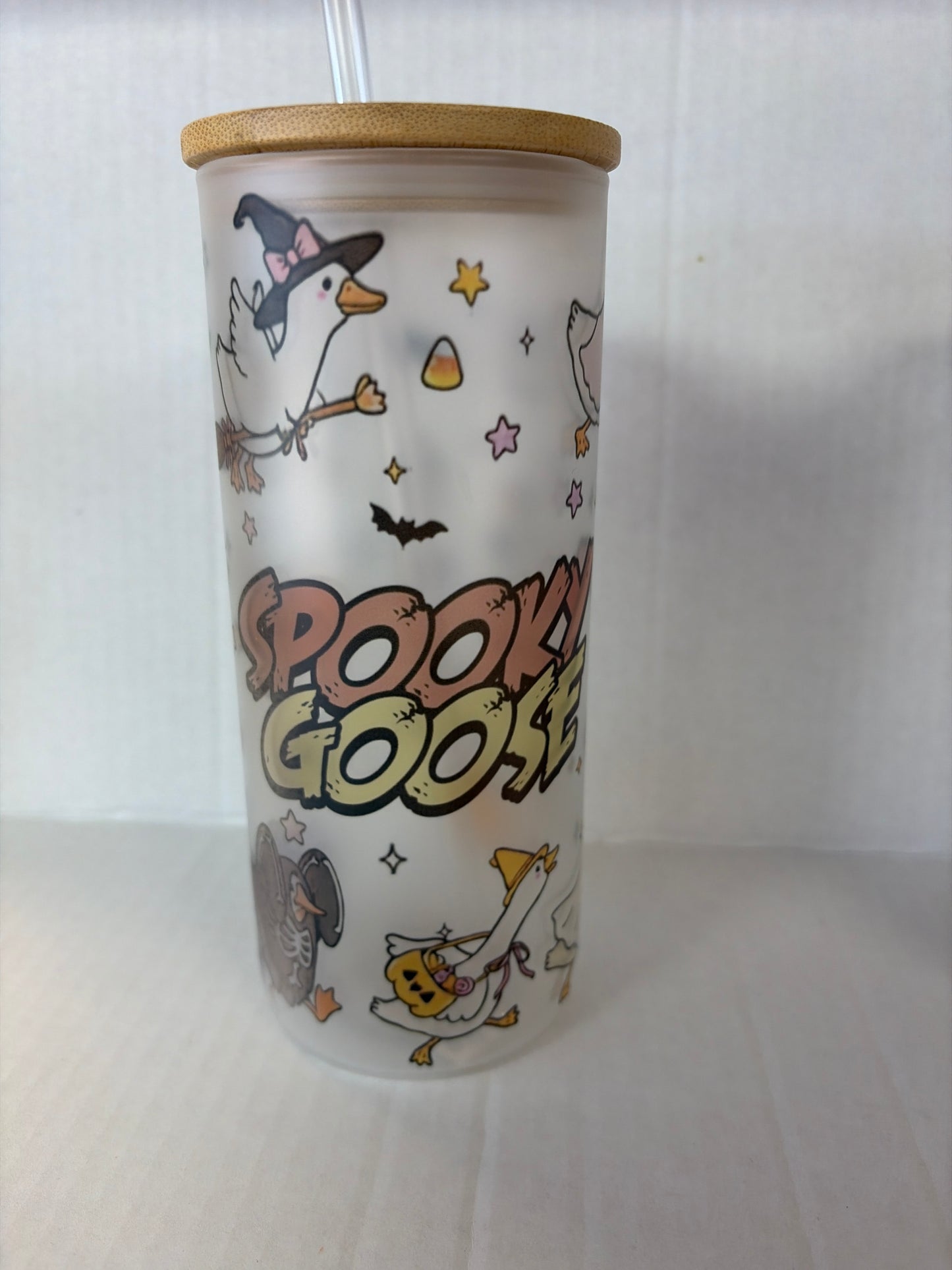 Goose glass tumbler