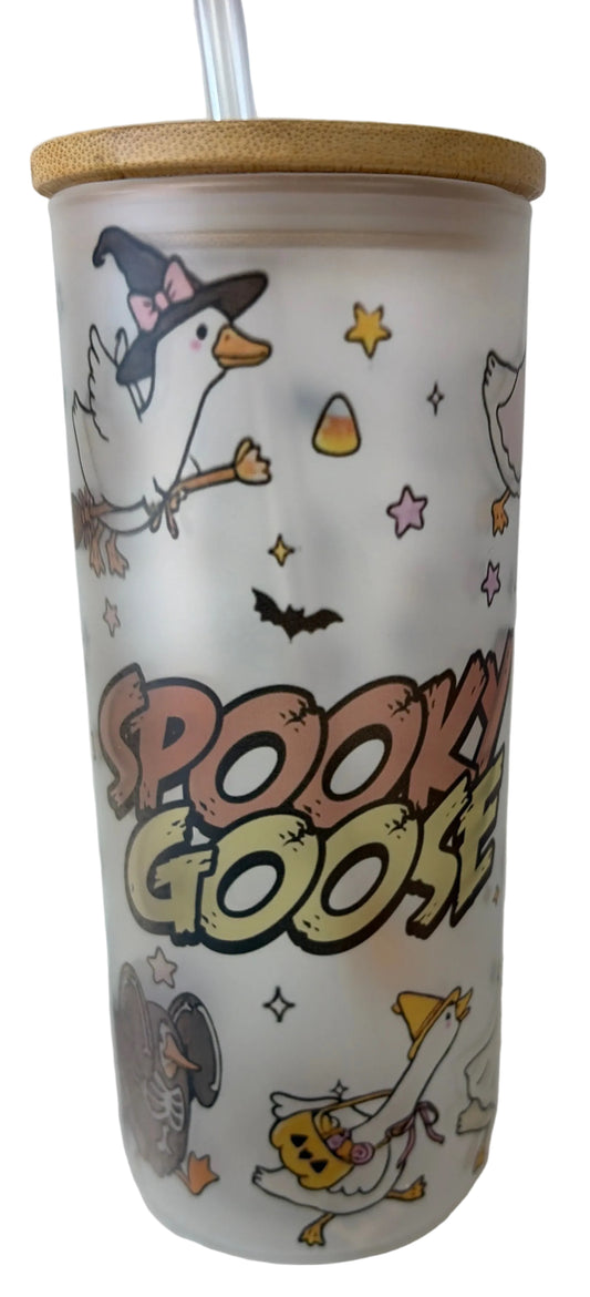 Goose glass tumbler