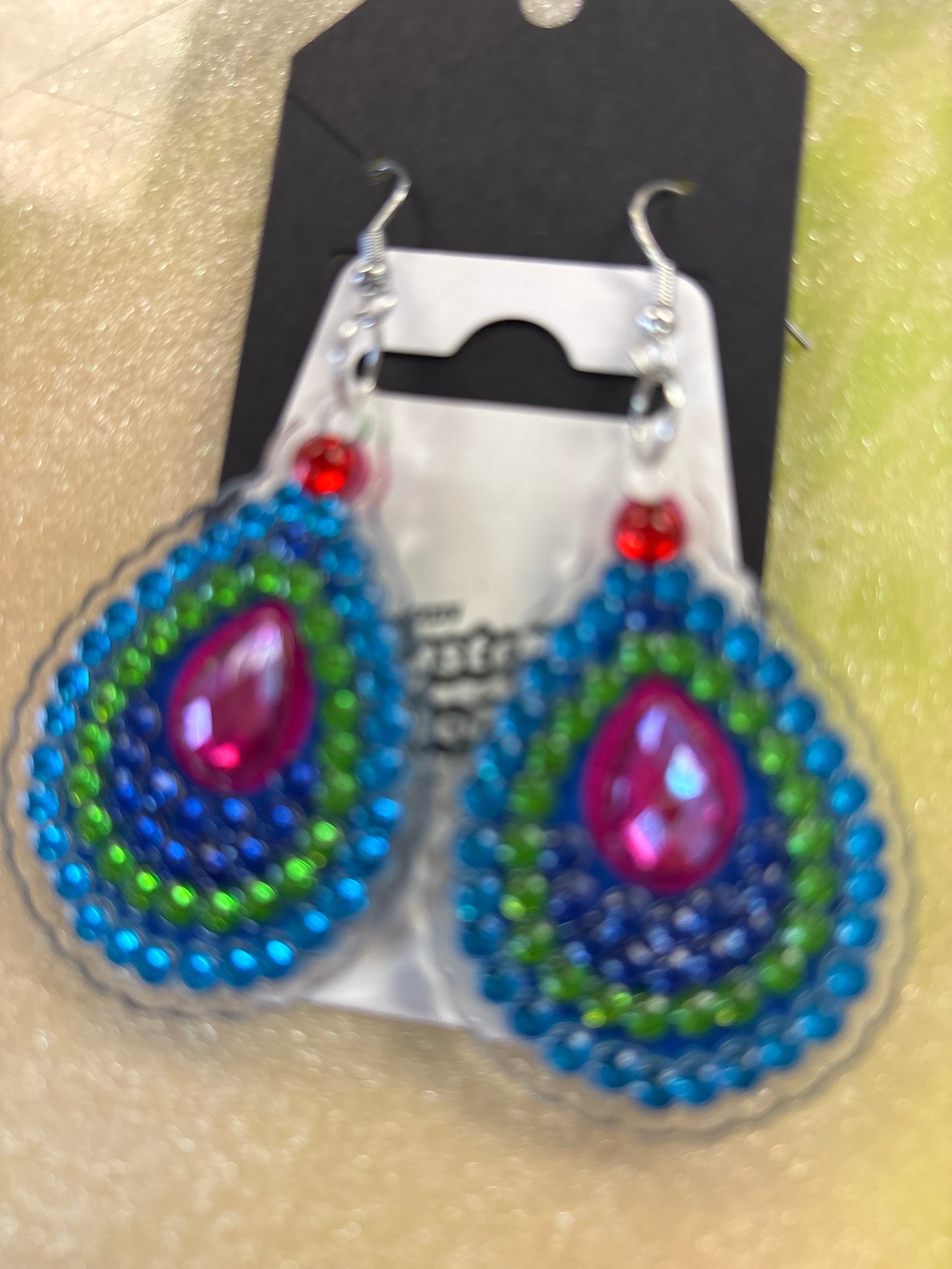 Diamond art earrings