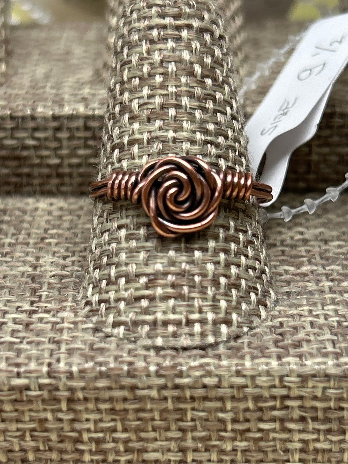 Mel’s Tangled Willow Copper Wire Rings