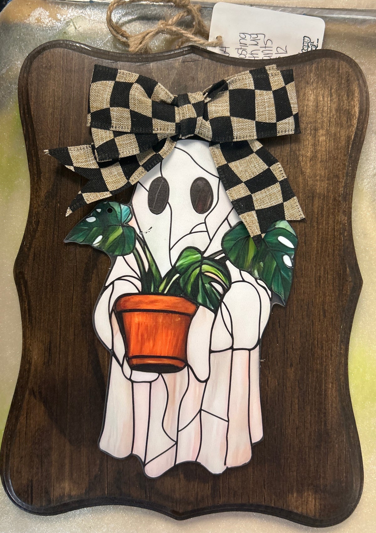 Ghosting with My Plants Halloween wall Art