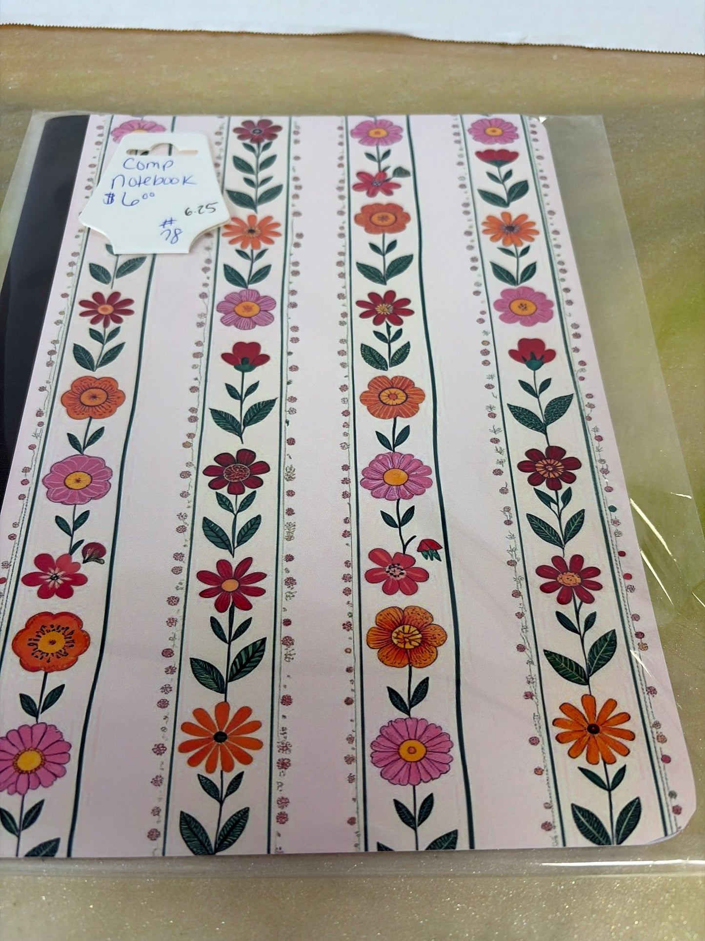 Handmade composition notebook