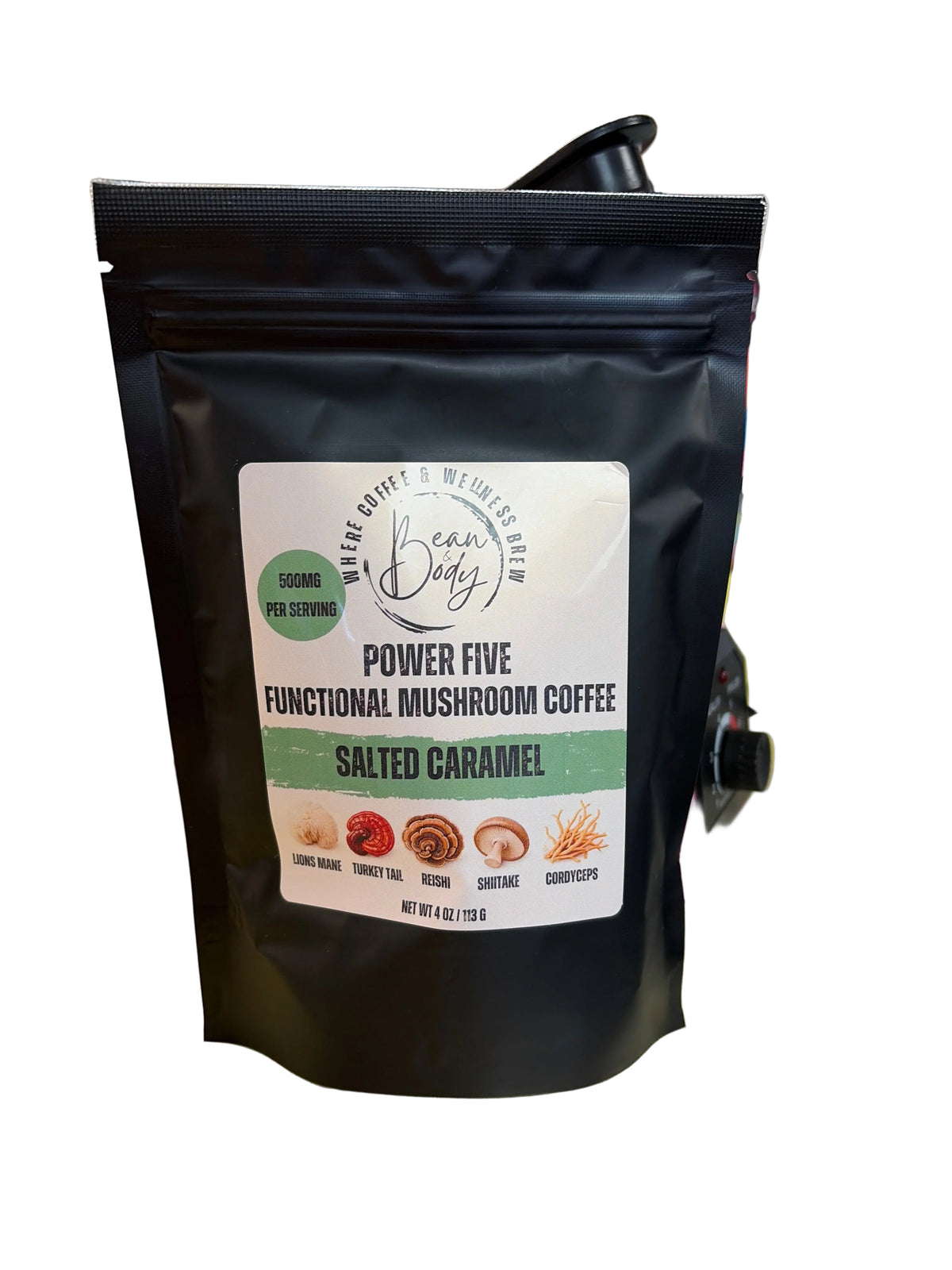 Functional mushroom coffee