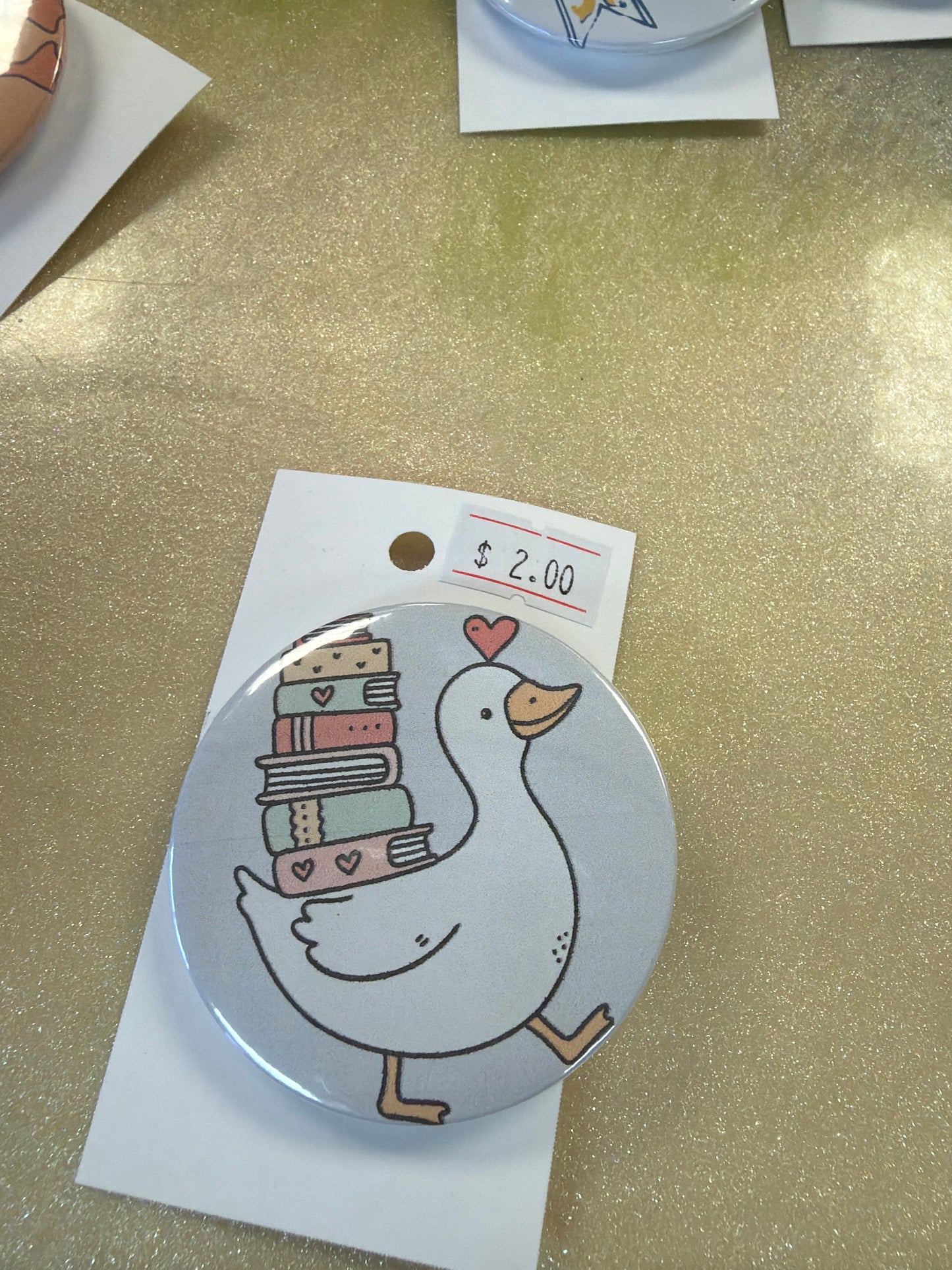 Button pin