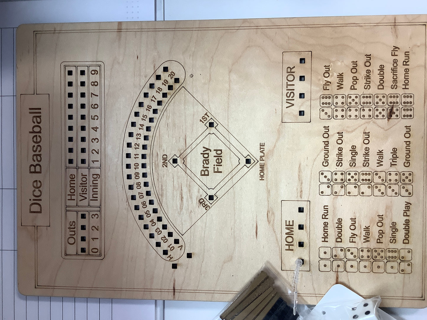 Dice Baseball game