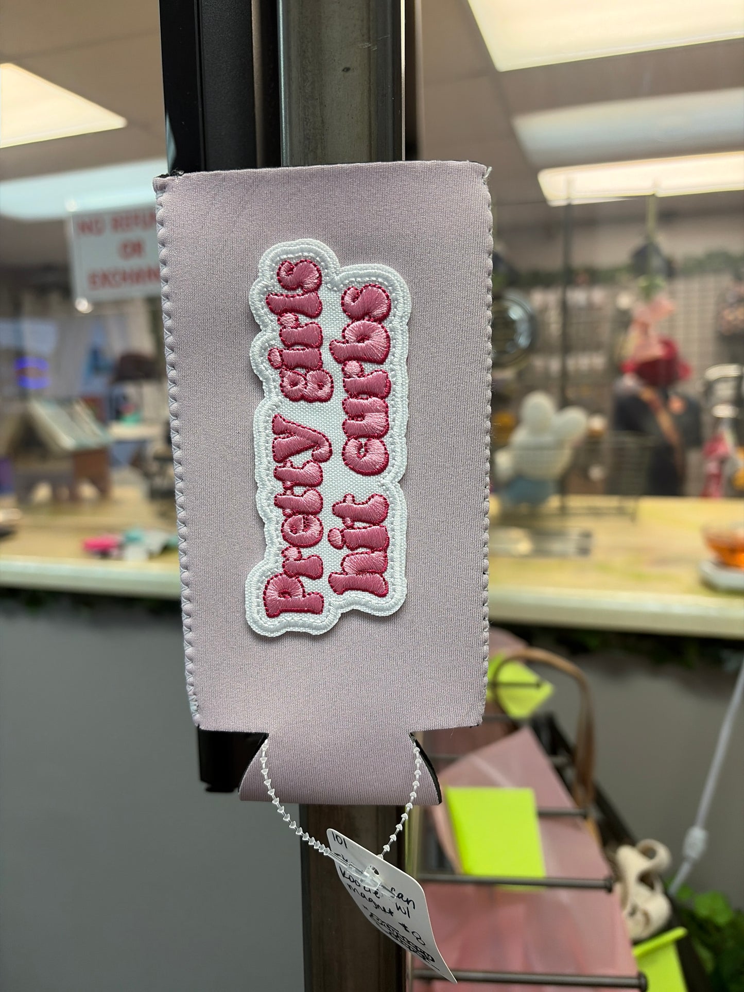 Skinny can Koozie with magnet