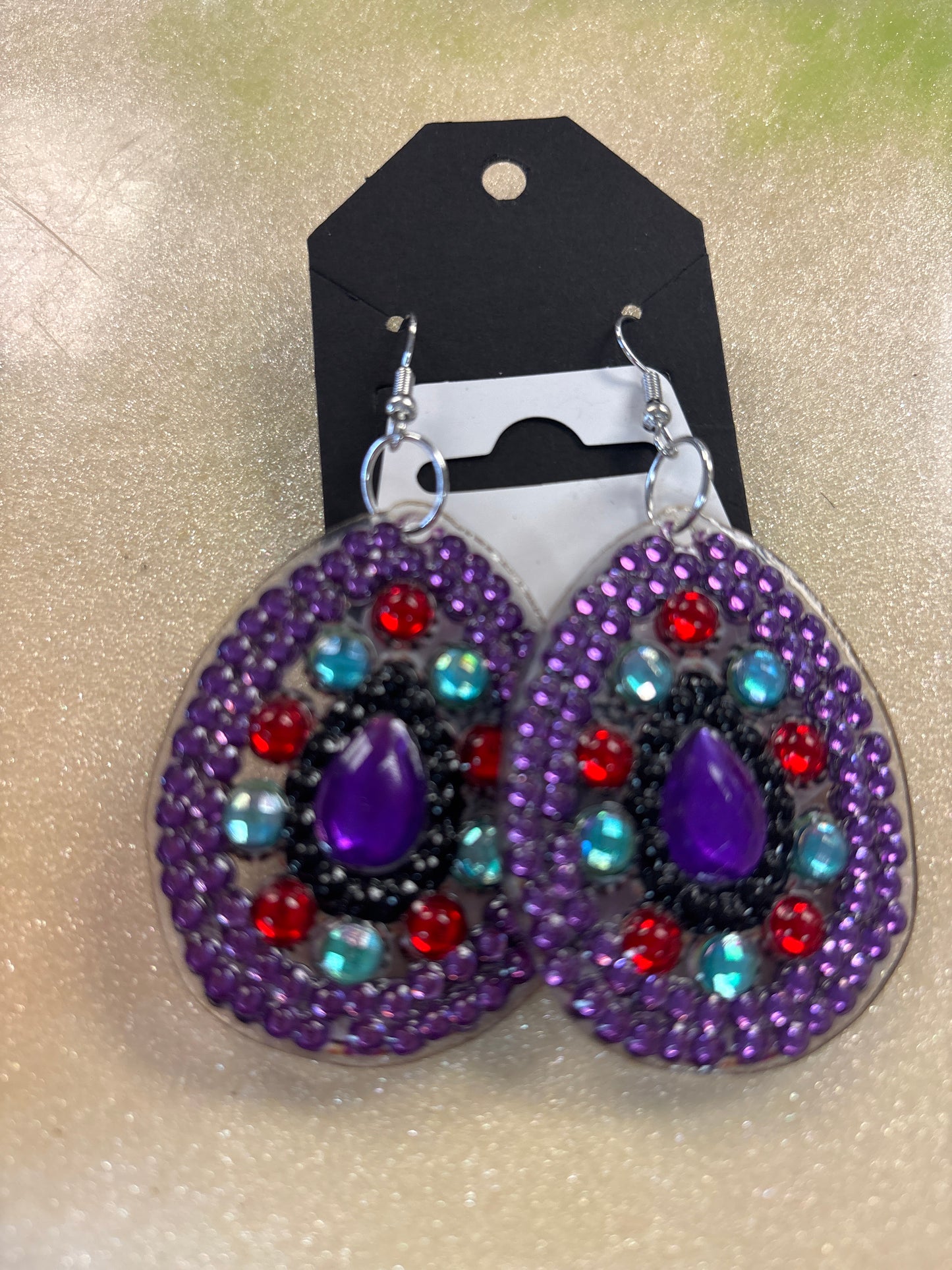 Diamond art earrings