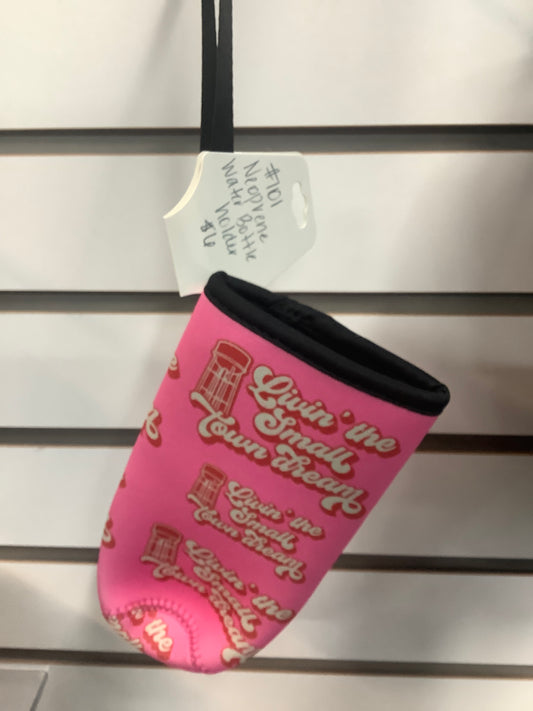 Neoprene water bottle holder