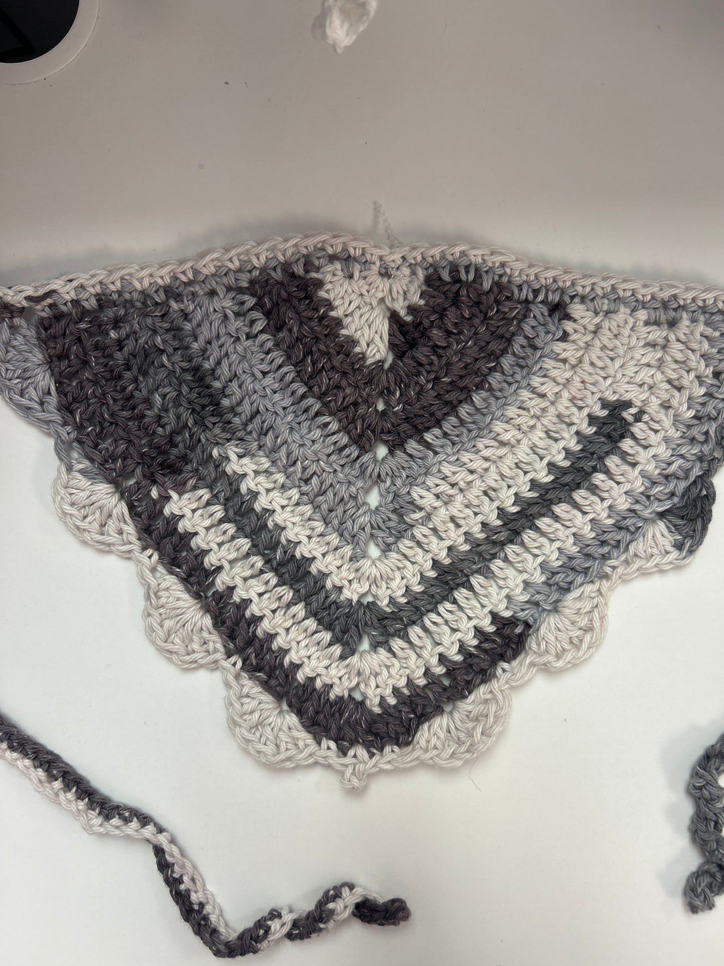 Crotchet hair bandana