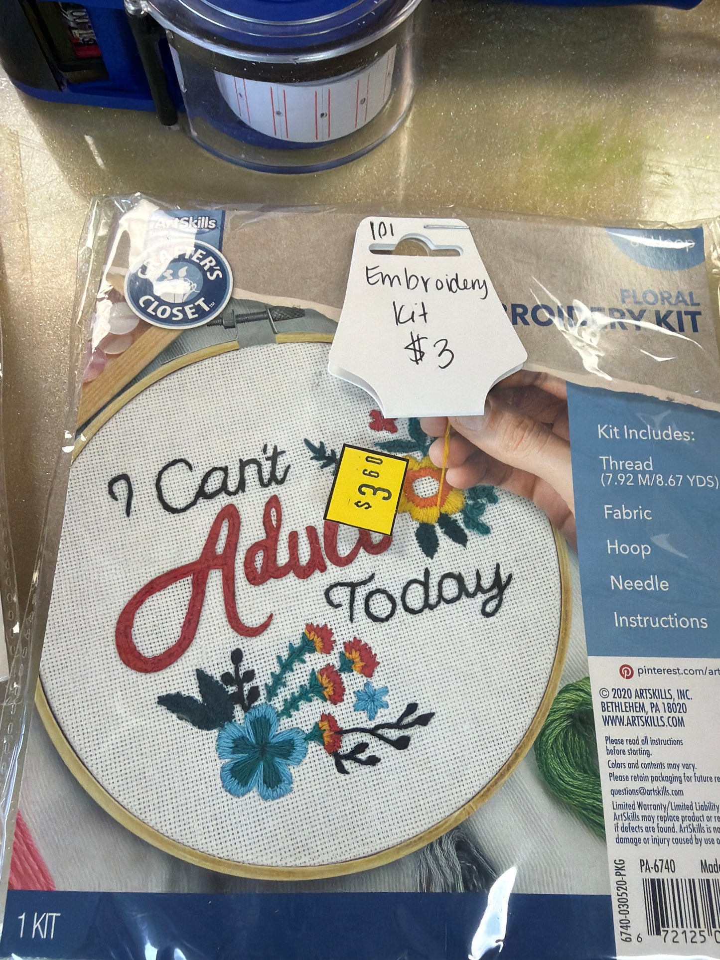 Embroidery kit