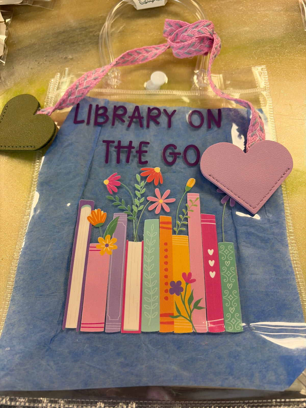 Book/Kindle Bag w/ Bookmark