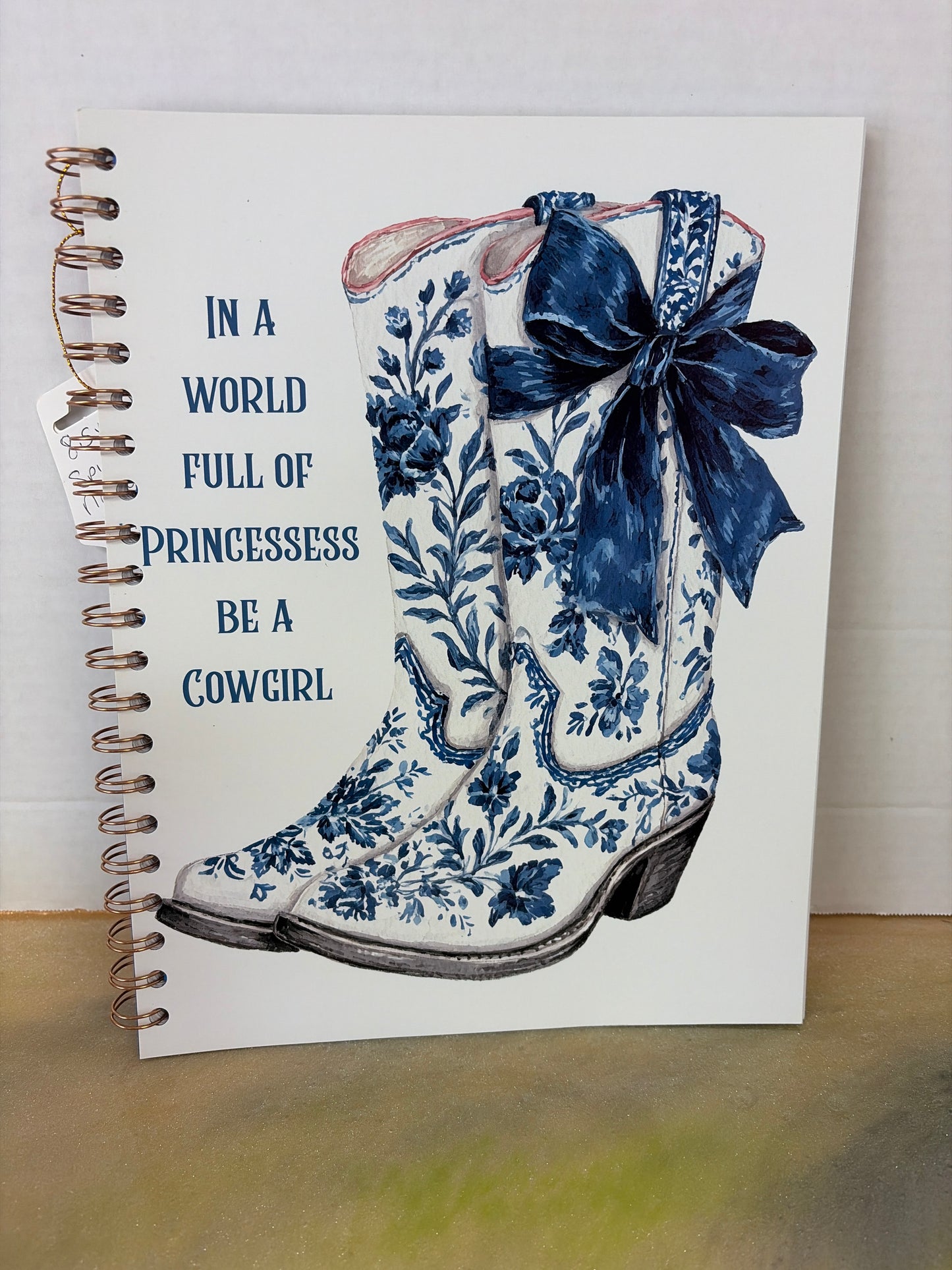 8.5x11 handmade spiral notebook