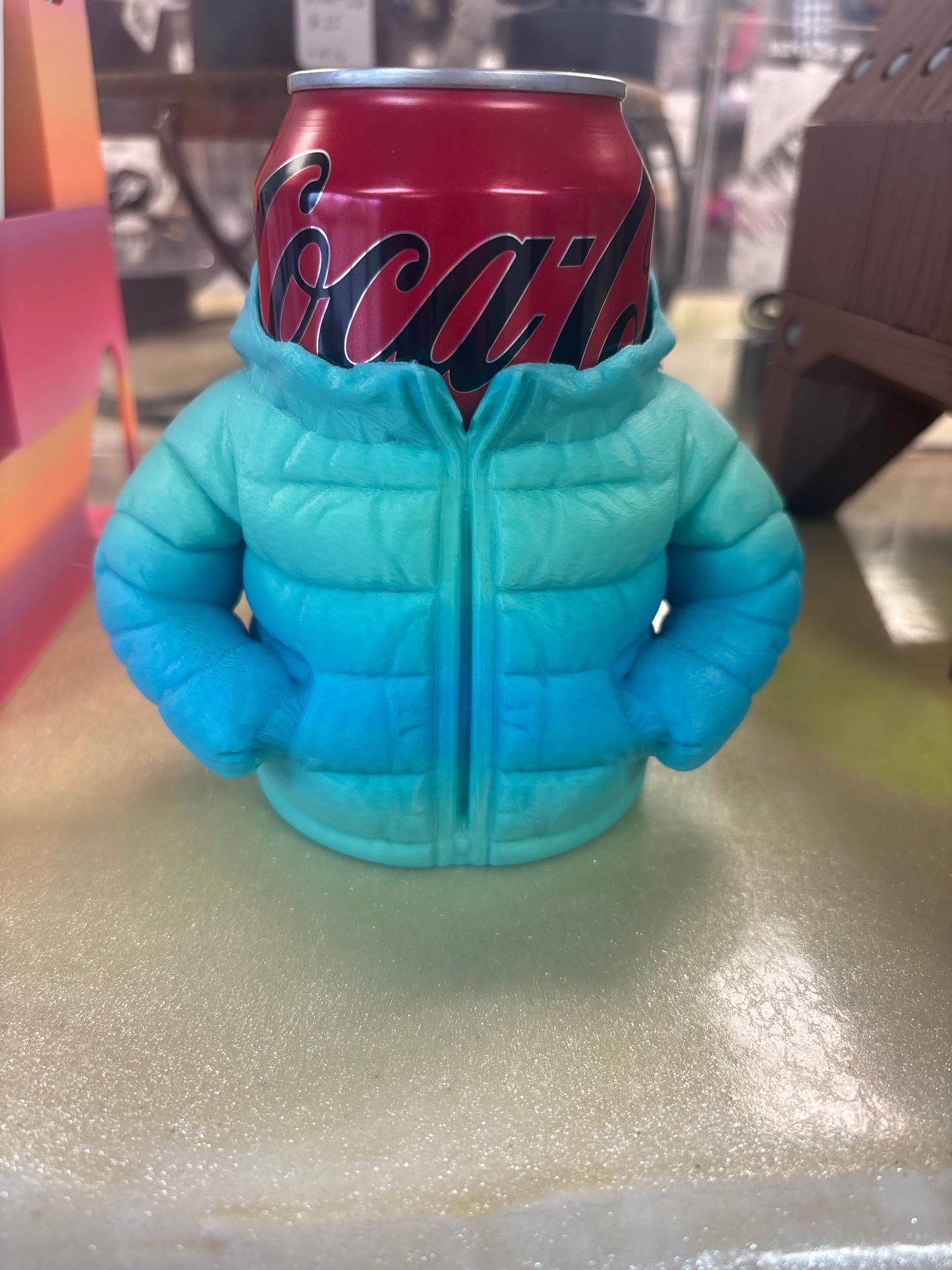 Puffer coat Koozie