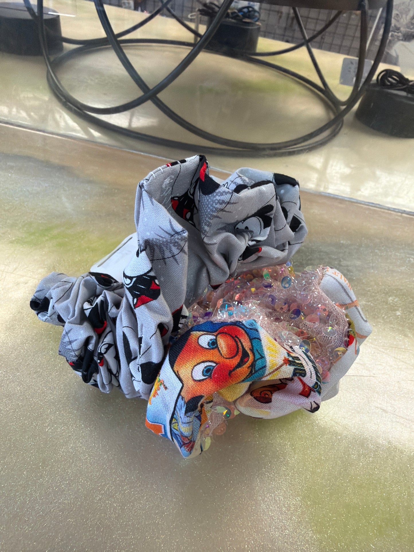 Handmade Disney scrunchies ￼2-pk