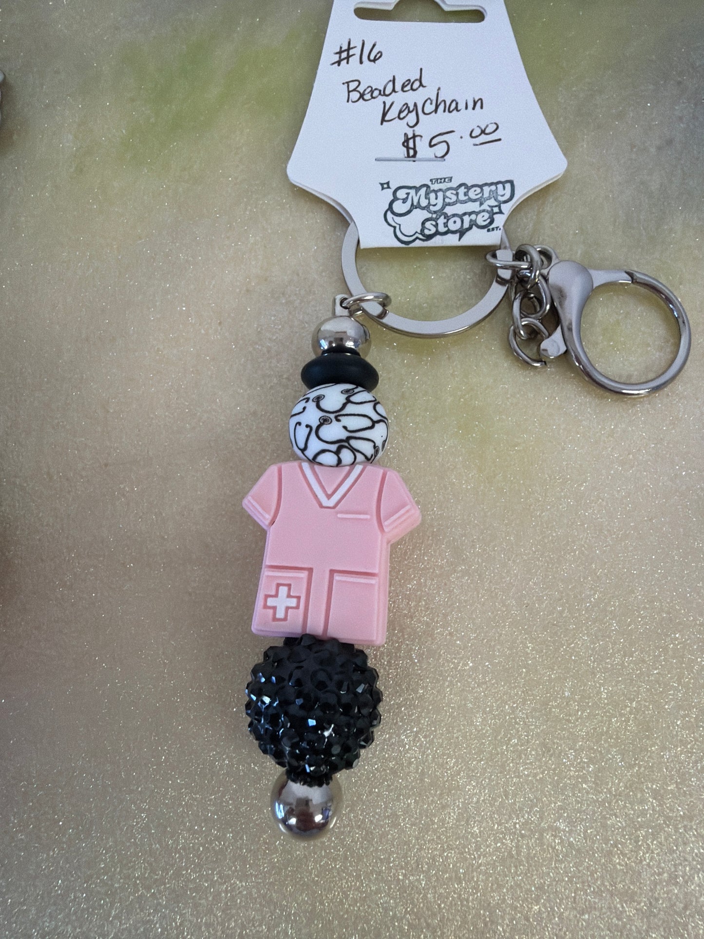 Beaded keychain