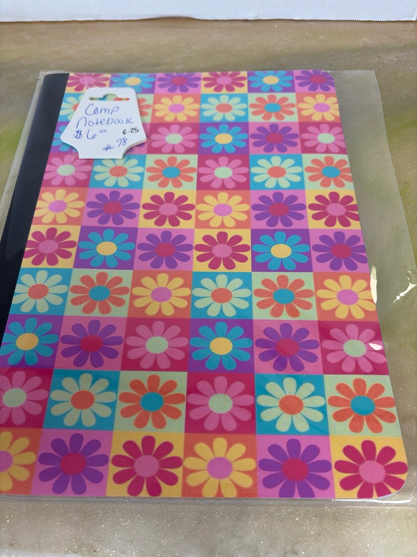 Handmade composition notebook