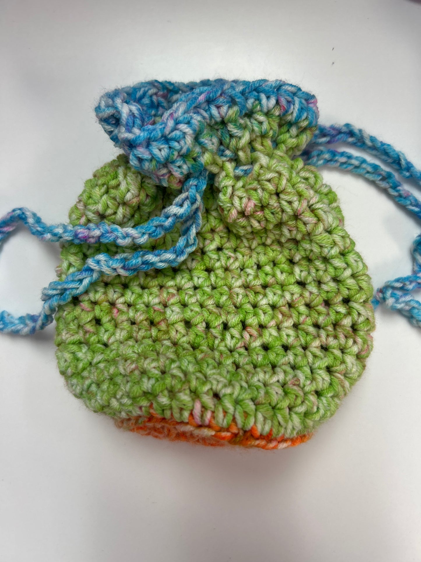Crotchet dice bag