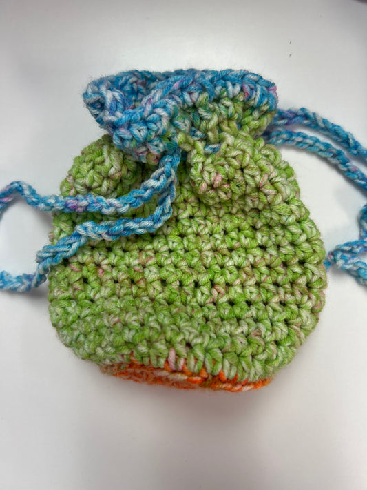 Crotchet dice bag