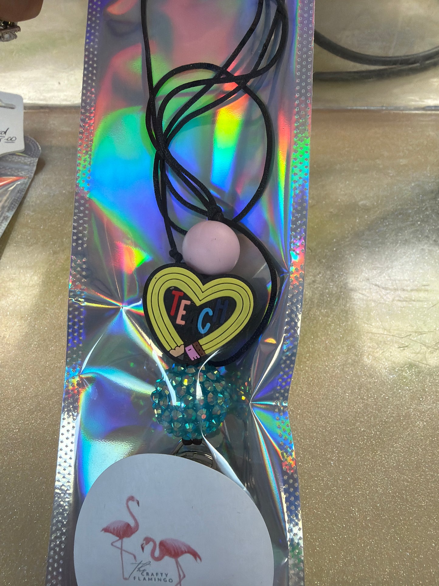 Beaded lanyard