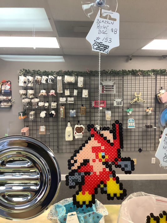 Blaziken perler Keychain