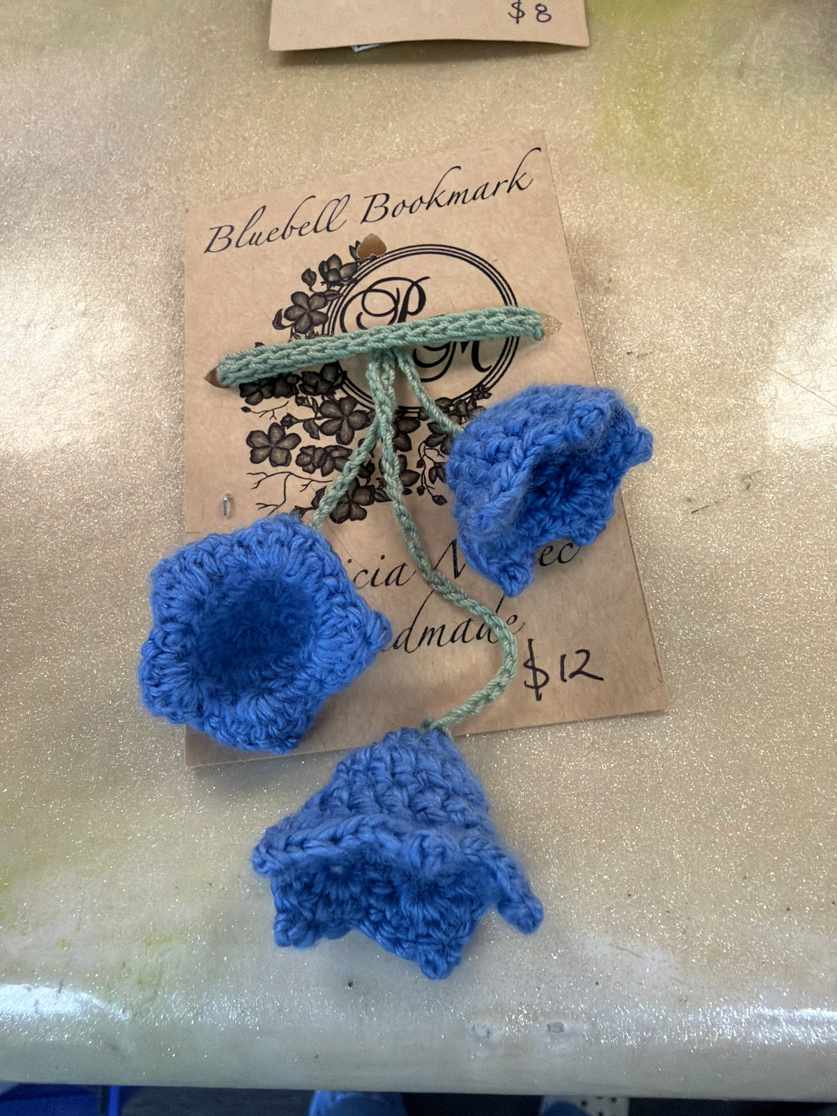 Patricia Malec handmade, crochet bookmark
