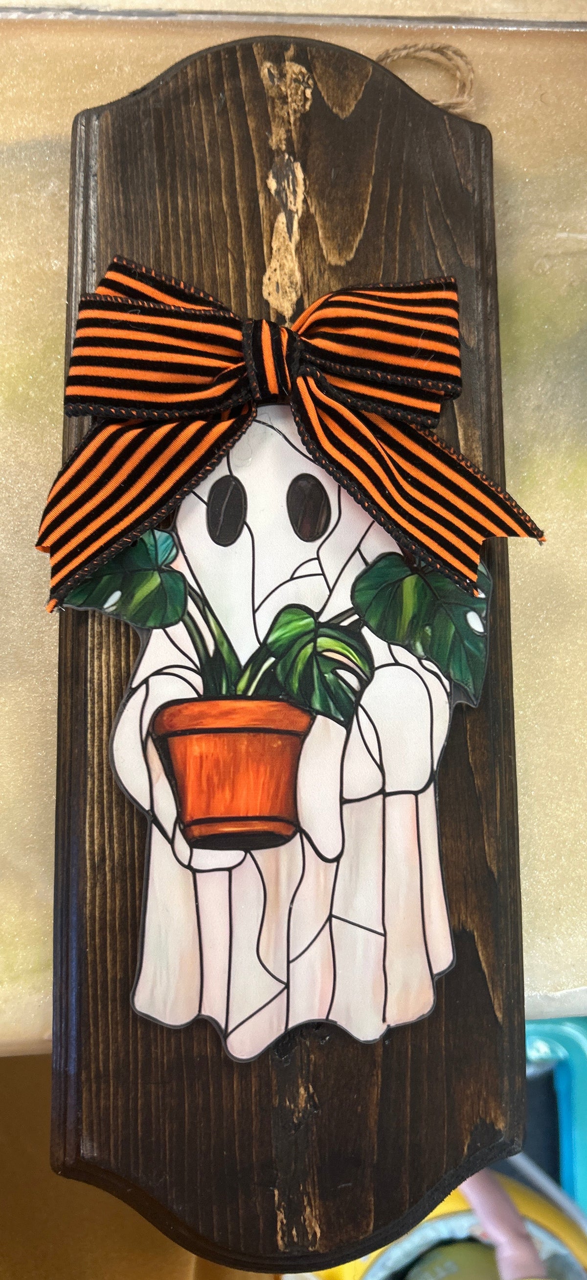 Ghosting with My Plants Halloween wall Art