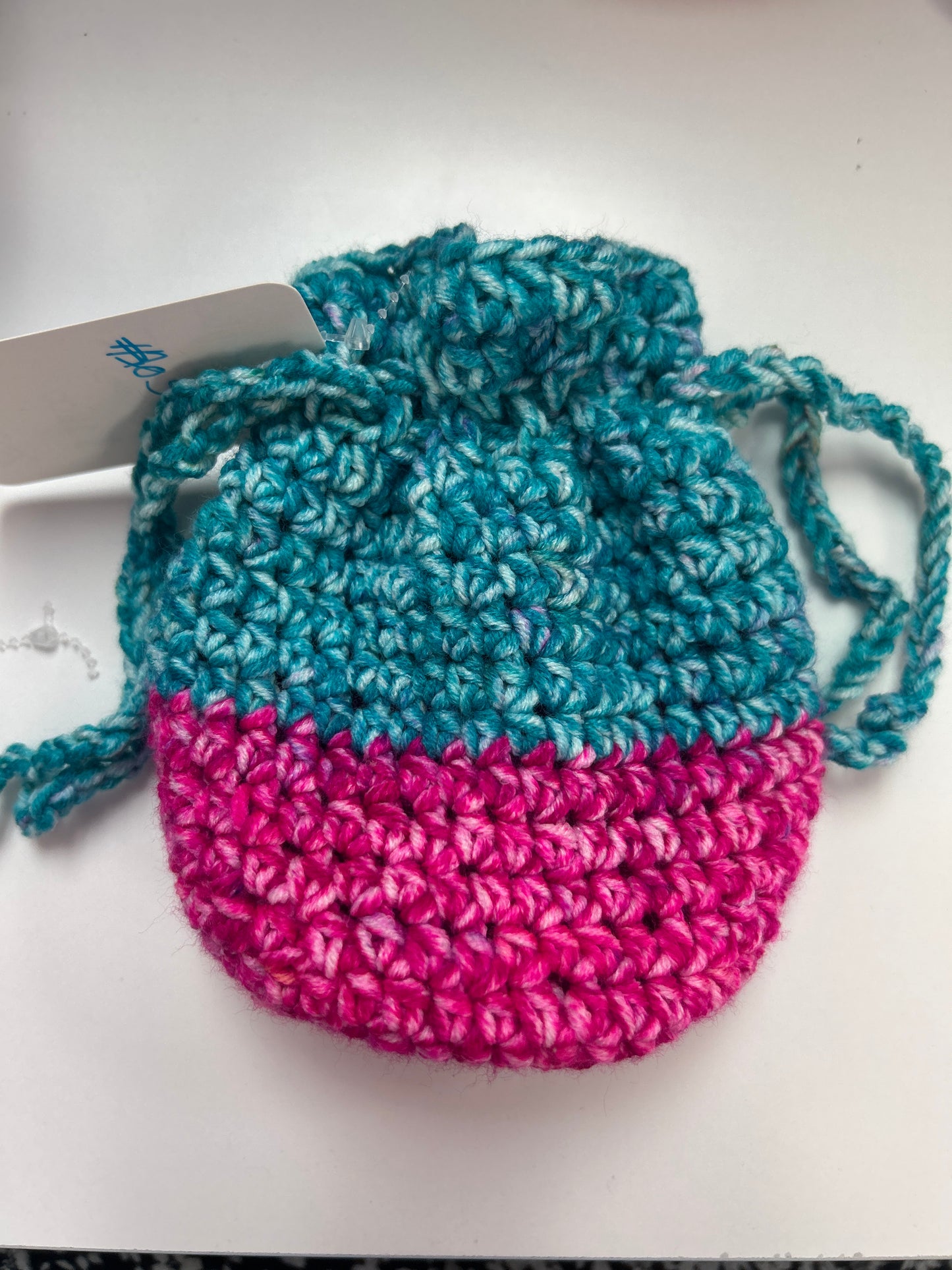 Crotchet dice bag
