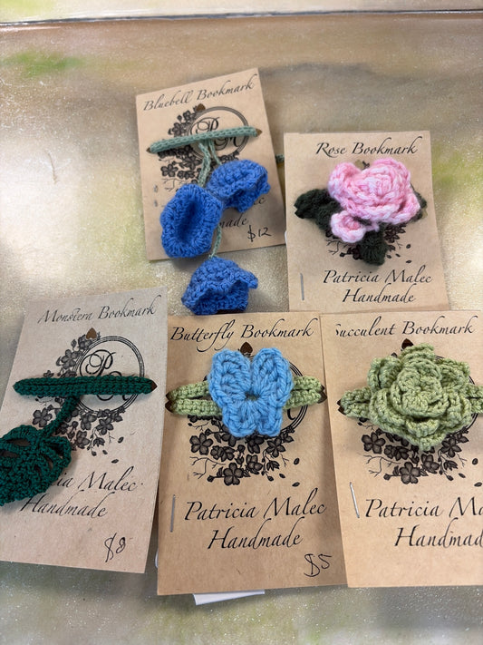 Patricia Malec handmade, crochet bookmark