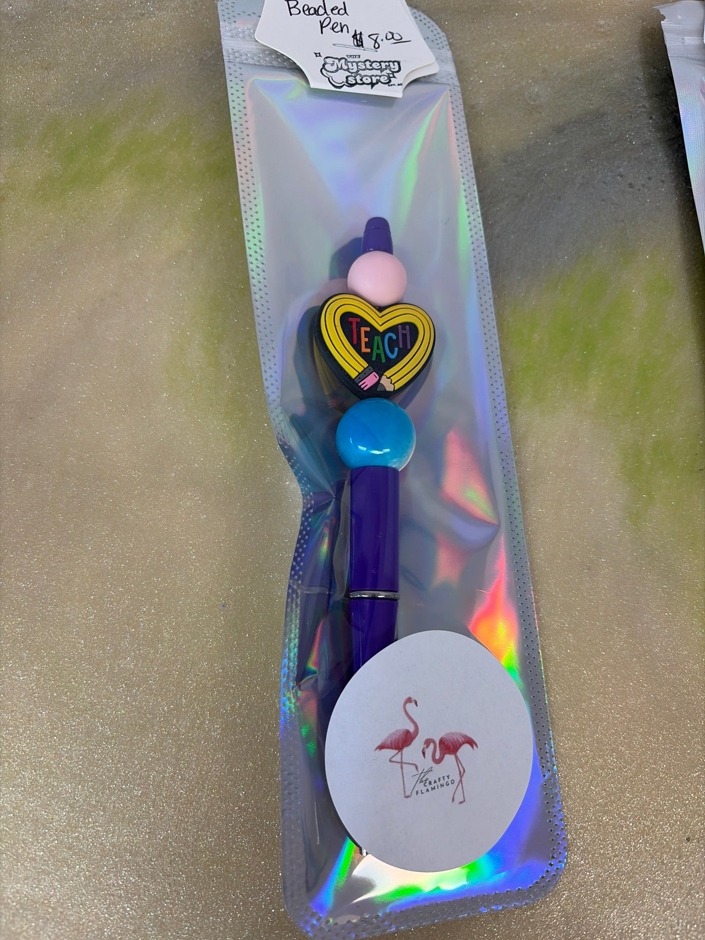 Beaded pen