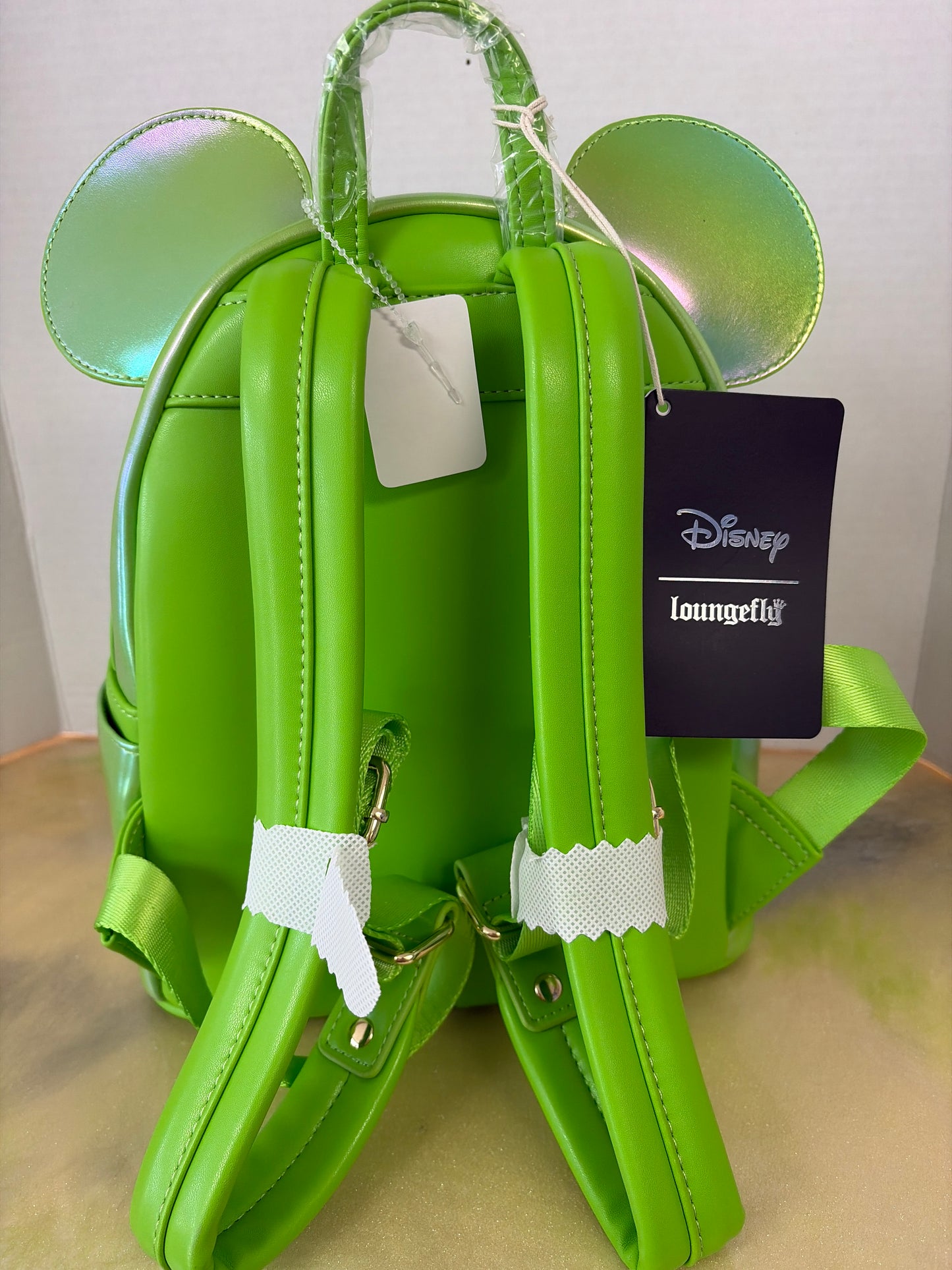Green iridescent loungefly bag