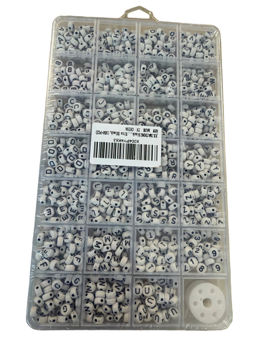 Alphabet beads-1350 pc