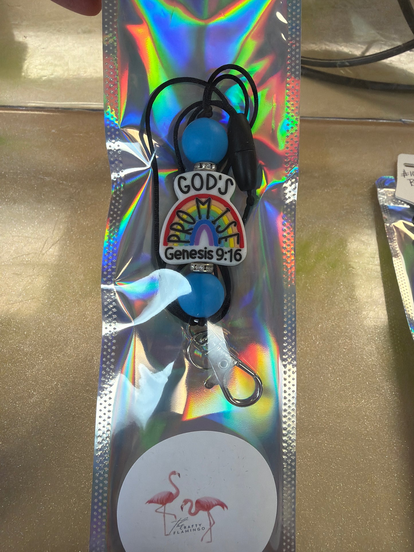 Beaded lanyard