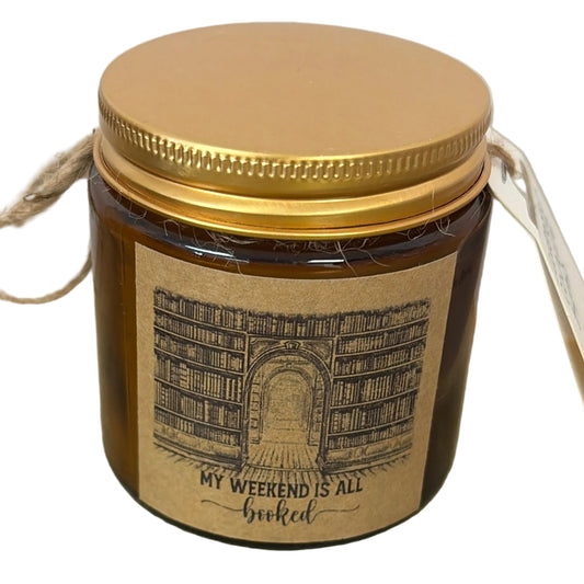 Bookish candle