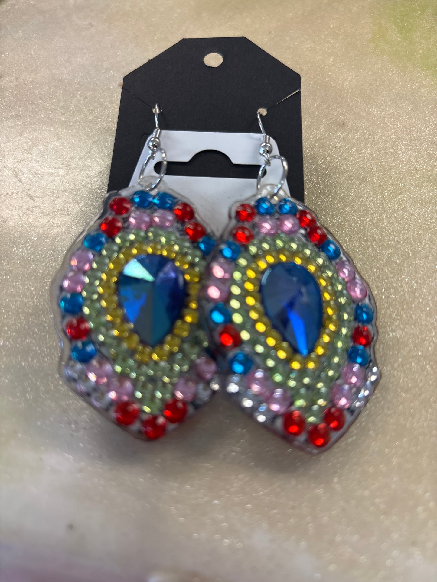 Diamond art earrings
