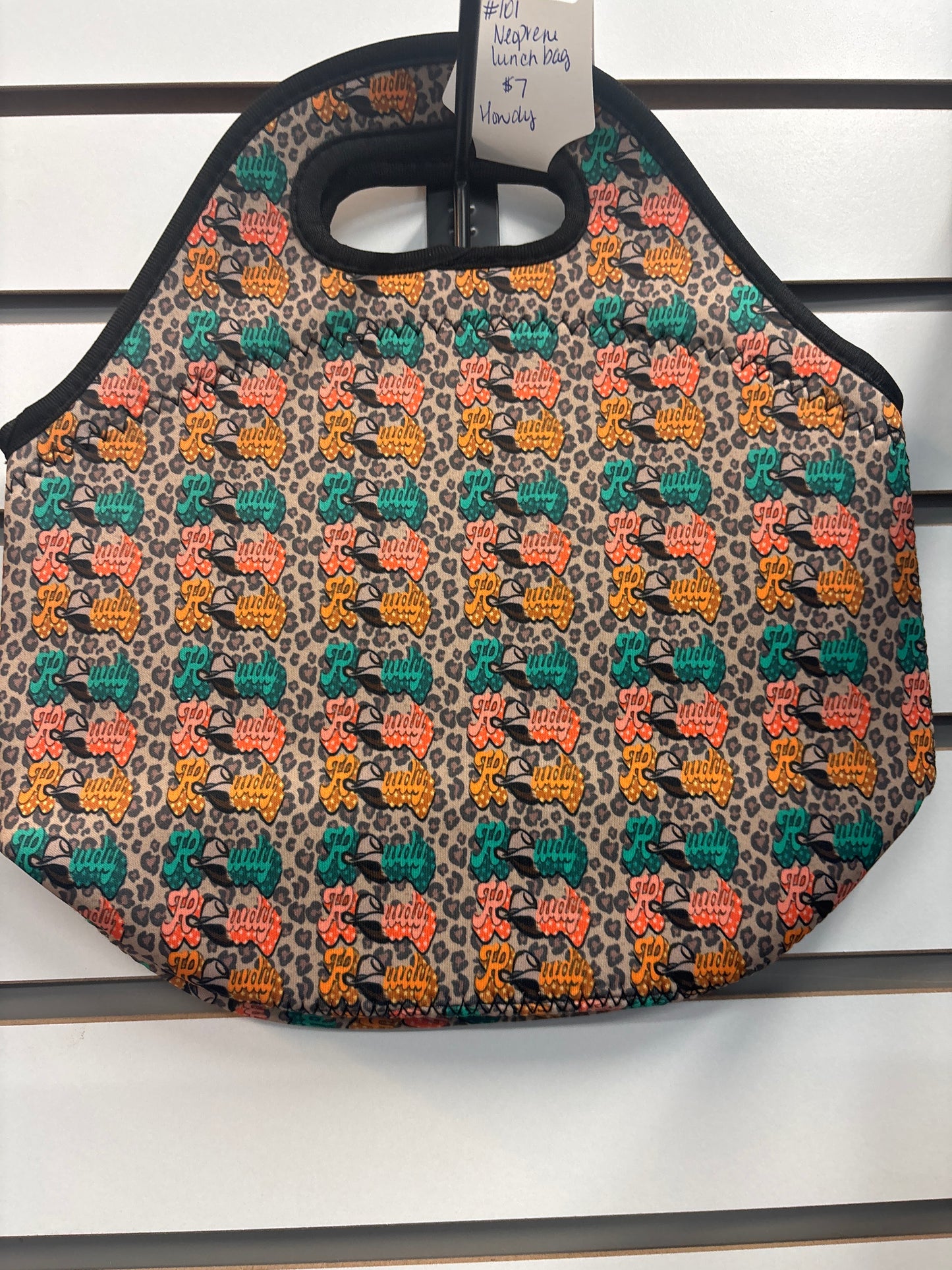Neoprene lunch bag