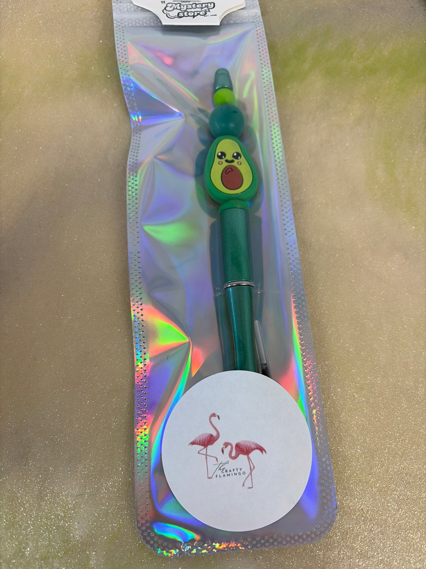 Beaded pen
