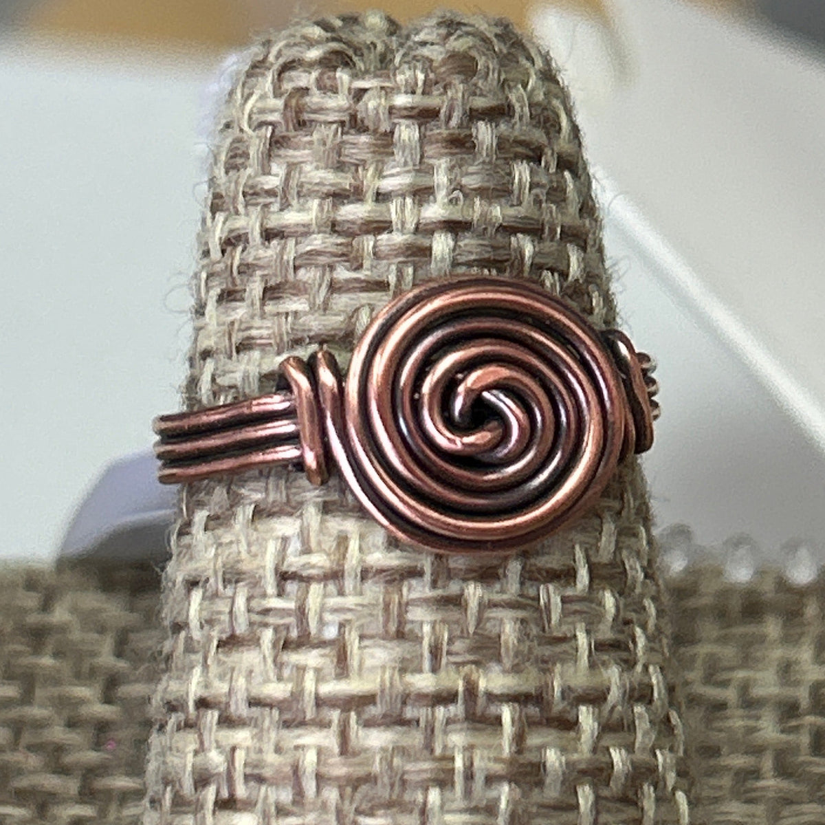 Mel’s Tangled Willow Copper Wire Rings