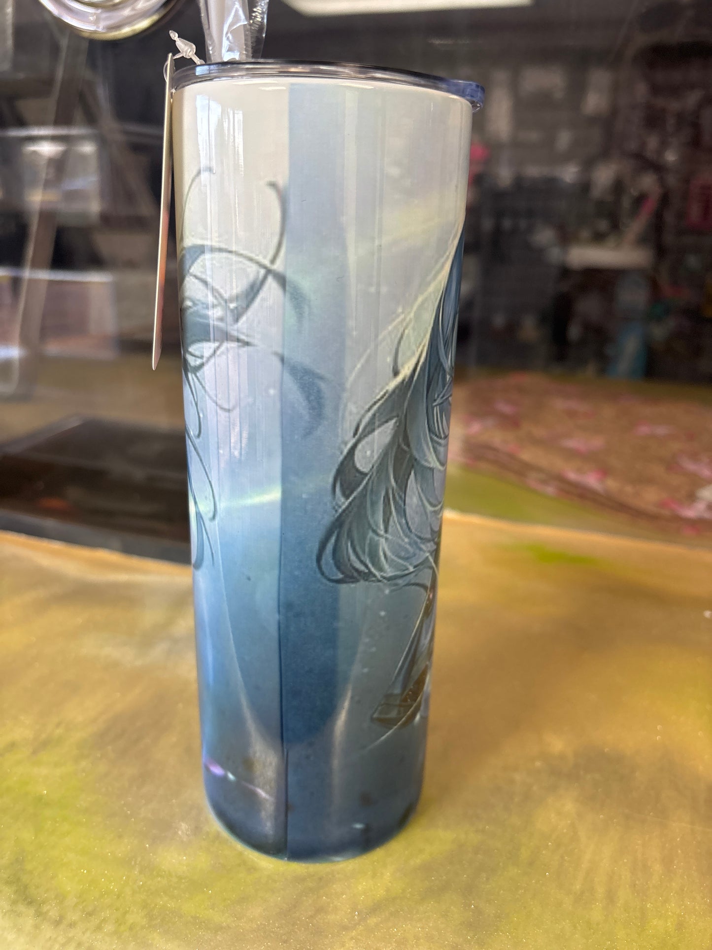 Frieren tumbler-discounted due to heavy overlapping