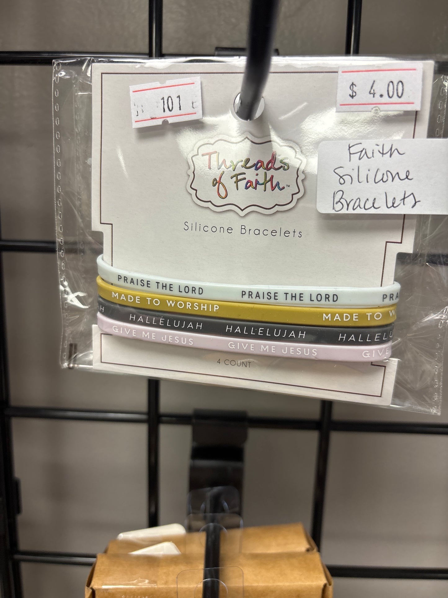 Faith Silicone Bracelet
