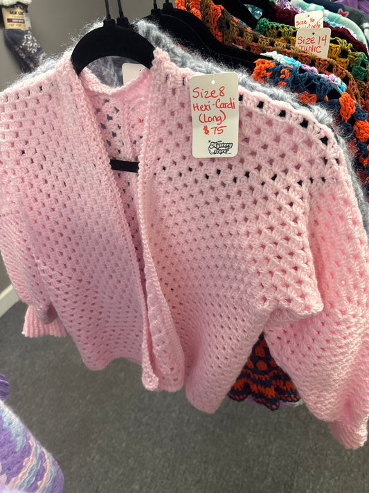 Size 8 Hexi cardi